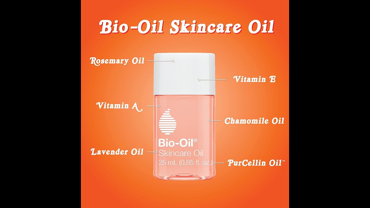 Bio-Oil Skincare Body Oil, Vitamin E, Serum for Scars & Stretchmarks, Face & Body Moisturizer