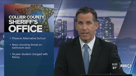 14-year-old charged with felony for mass shooting threat