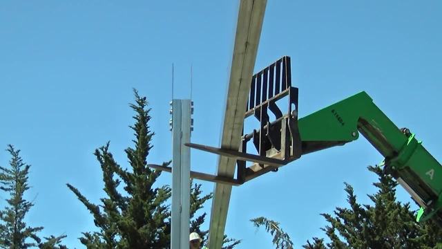 Hearst Castle installing solar panels