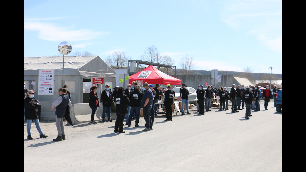 Grève chez Olymel à Vallée-Jonction