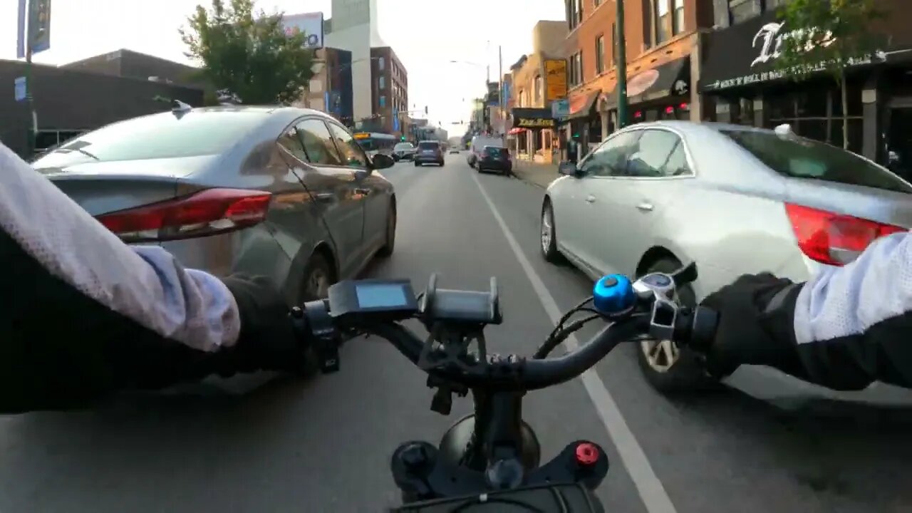 ARIEL RIDER X-CLASS 52V : AGGRESSIVE COMMUTE : NORTHSIDE TO DOWNTOWN CHICAGO : GOPRO : 4K POV