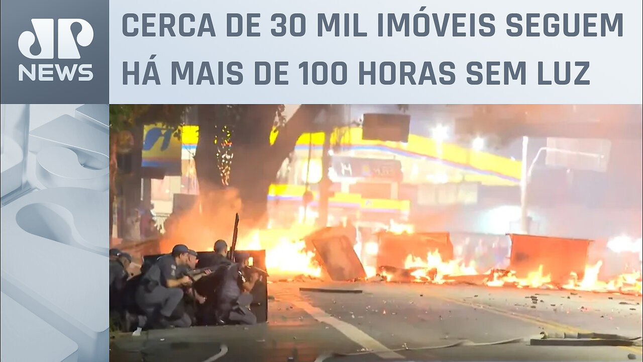 São Paulo tem noite de protesto contra falta de energia elétrica