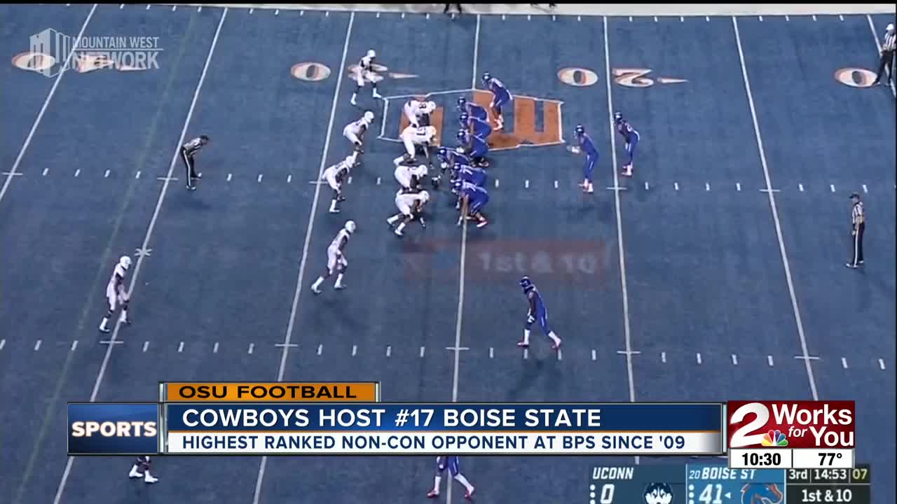 Oklahoma State welcomes #17 Boise State to Stillwater Saturday