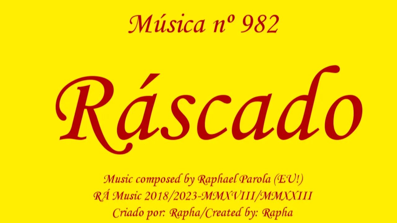 Música nº 982-Ráscado