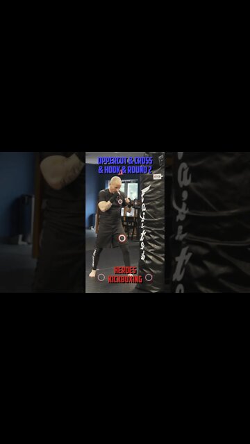 Heroes Training Center | Kickboxing "How To Double Up" Uppercut & Cross & Hook & Round 2 BH #Shorts
