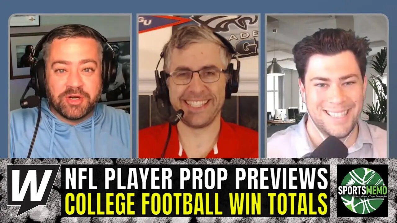 College Football Win Totals Analysis | NFL Player Props | Prop It Up for August 5