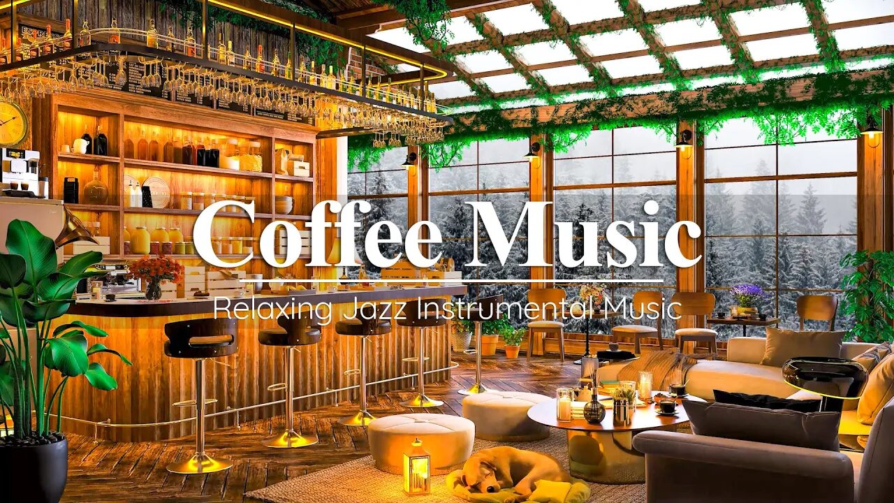 Smooth Jazz Music ☕ Cozy Coffee Shop Ambience with Relaxing Jazz Instrumental Music for Work, Study