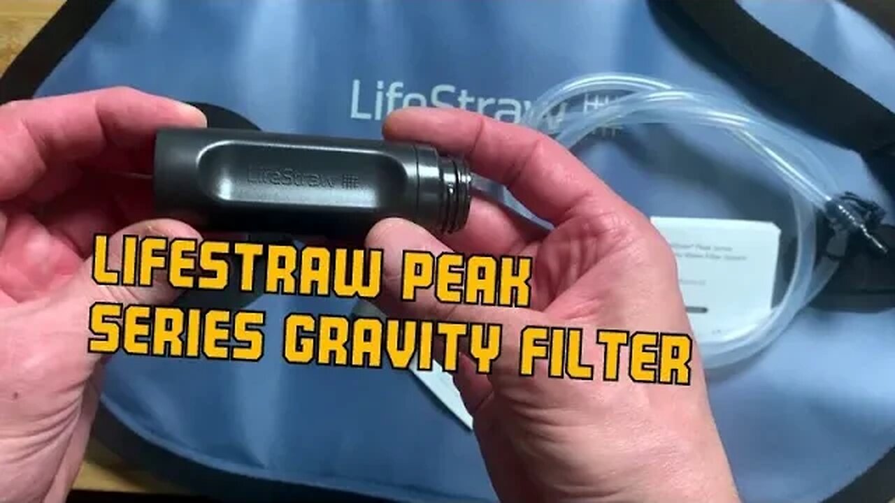 LifeStraw Peak Series - Collapsible Water Filter System unboxing