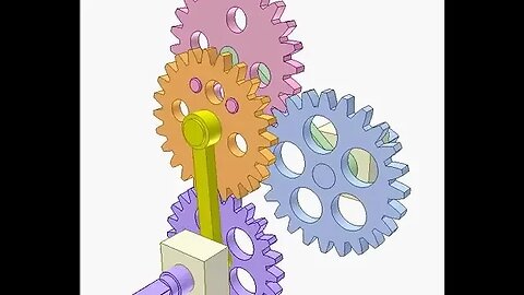 2103 Gear and linkage mechanism 6a