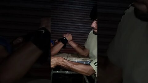 Armwrestling practice time #armwrestling #shorts #trending #elvishyadav #viral #sajidguru007