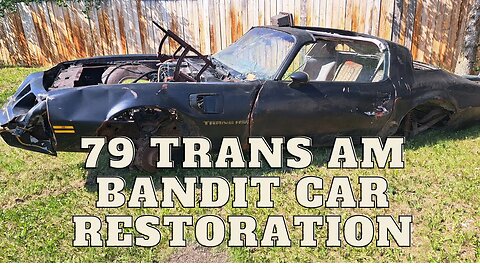 79 Trans Am Bandit Car restoration Part 1