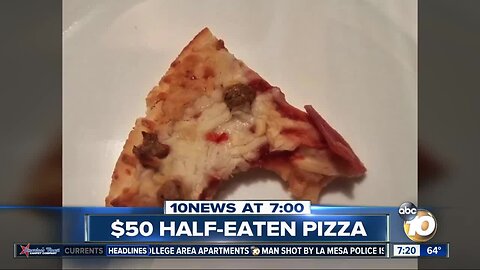 $50 pizza slice bitten by nfl star?