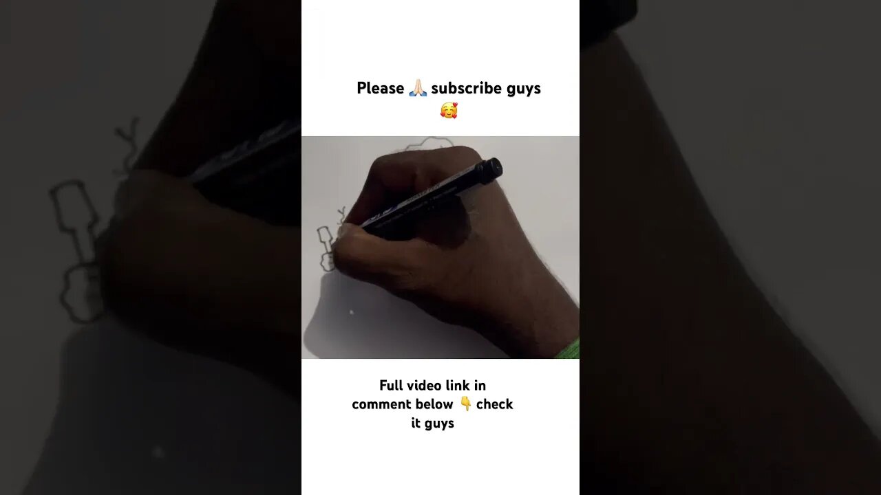 🥰POWER MAN ‘ creative drawing ✍️ video 🙏🏻please subscribe my channel guys 🔥🎉