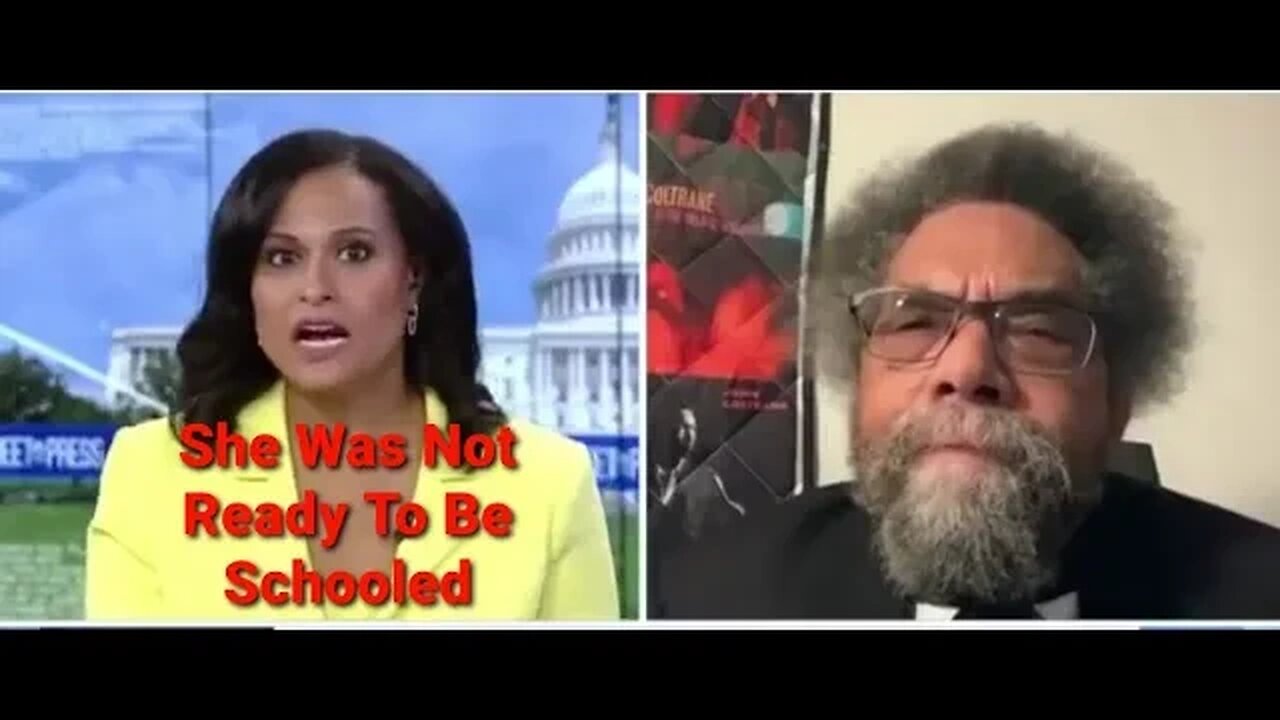 Dr. Cornel West Schools Meet The Press Pundent Who Was Not Ready To Be Educated About 3rd Parties