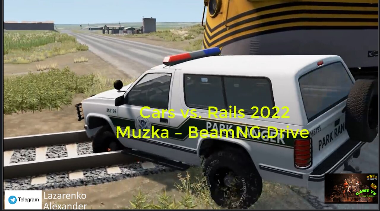 Cars vs Rails 2022 Muzka – BeamNG Drive