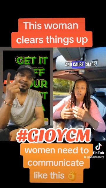 Lady sets the record straight about when women say they don't need a man...