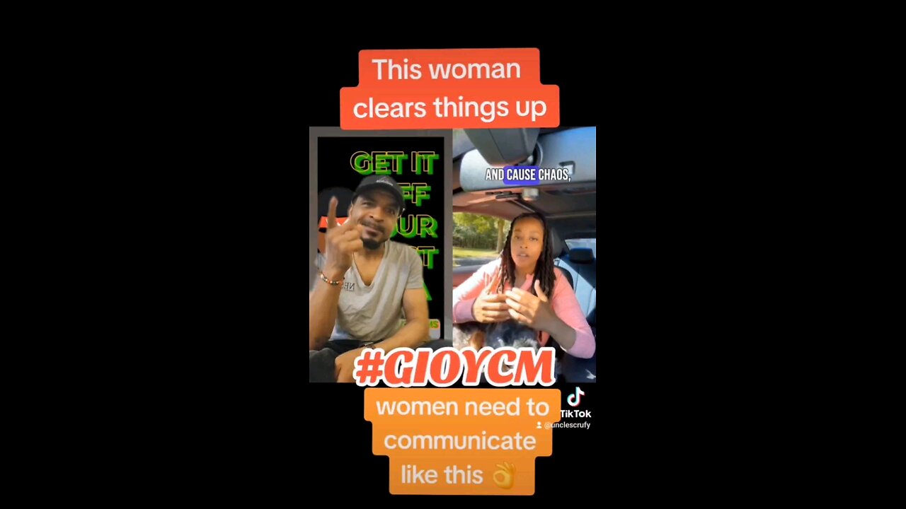 Lady sets the record straight about when women say they don't need a man...