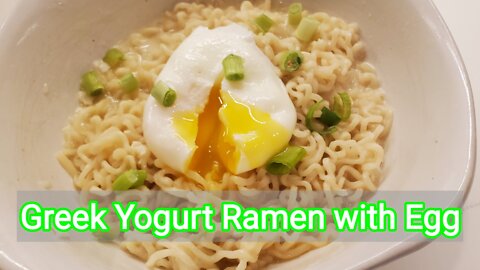 GREEK YOGURT RAMEN W/EGG