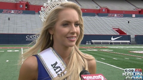 Newly crowned Miss Arizona USA uses her past to motivate children to follow their dreams