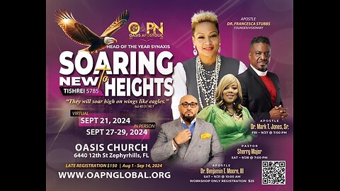 OAPN Global Network Synaxis 2024 Night 1: Apostle. Dr. Mark Jones