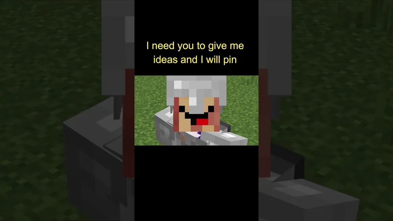 I need YOU! #asmr #shorts #minecraft #hardcore #minecraftmeme #memes #games #skyblock #analytics