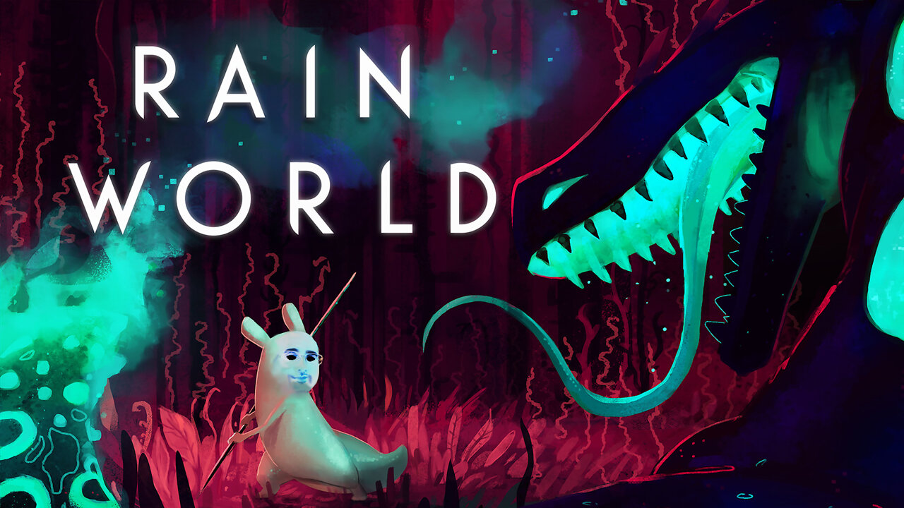 JOGAMOS RAIN WORLD / Lesmagato tentando sobreviver PT-BR Gameplay