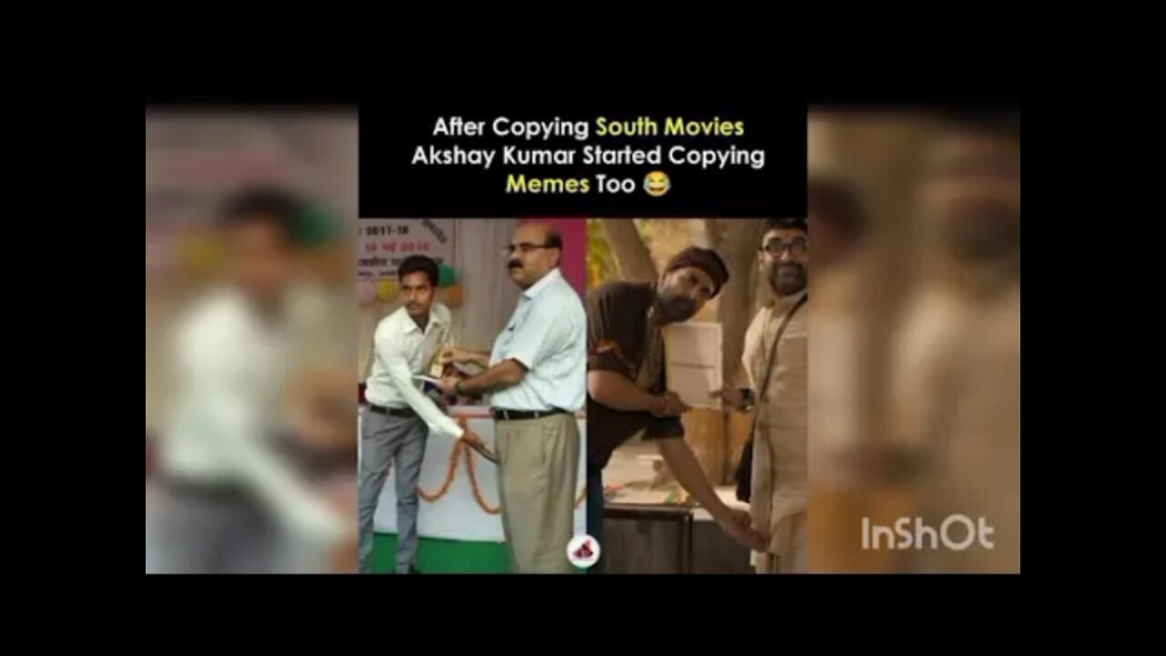 akshay copy meme #memes #akshaykumar 🤣 #trending meme, copy movie , bollywood copy scene