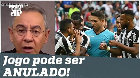 DEU NO MEIO! Flavio Prado MANDA A REAL sobre a anulação de Botafogo x Palmeiras!