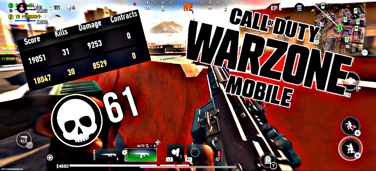 61 BOMB ON WARZONE MOBILE DUO QUADS FULL GAMEPLAY!