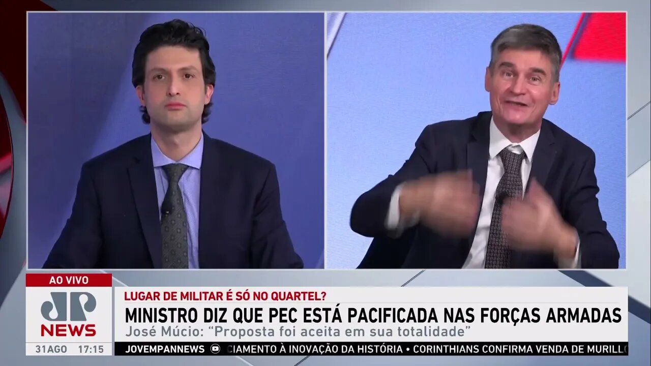 José Múcio diz que PEC dos Militares está pacificada nas Forças Armadas