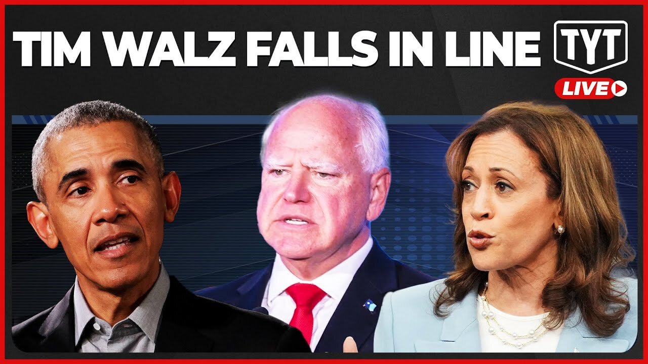 Tim Walz BACKTRACKS On Super Popular Position. Obama SCOLDS Black Men Not Supporting Kamala