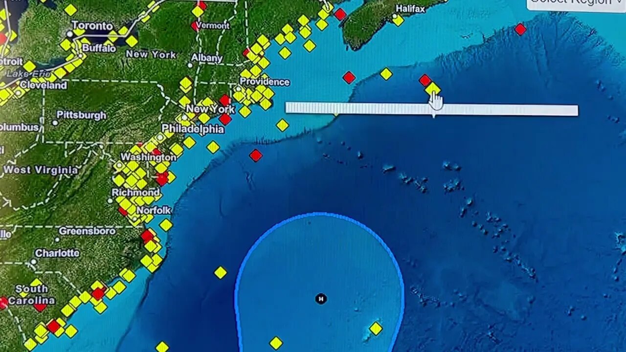 Nova Scotia Buoy In Motion Sep 10, 2023