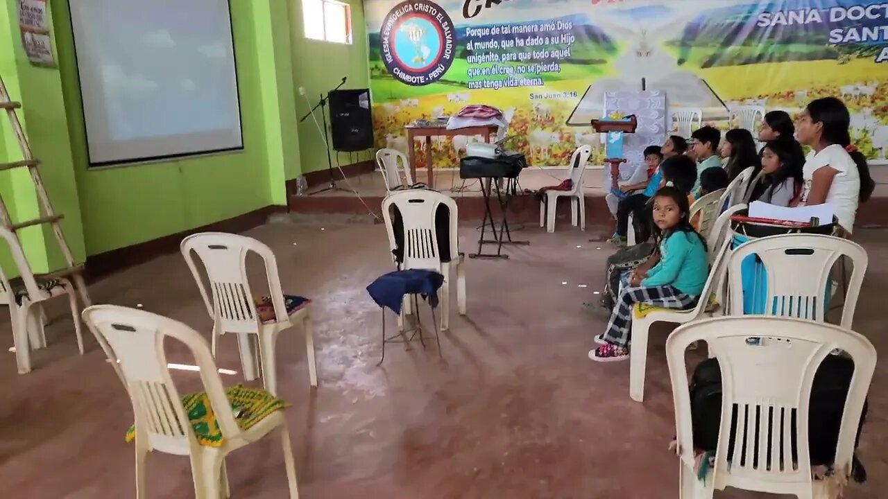 Escuela Dominical en la Filial Vinzos - 15 Octubre 2023