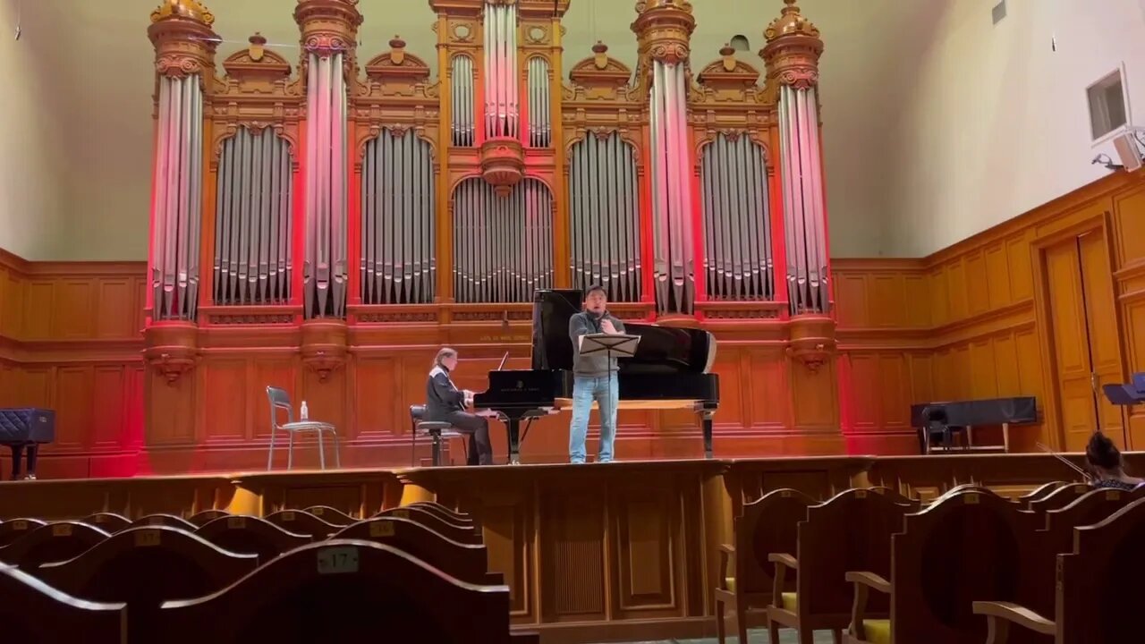 俄罗斯浪漫曲歌《我遇到了你》 演唱：姜大哥 钢琴：Tatiana Kolesova #姜尚荣 #莫斯科音乐学院