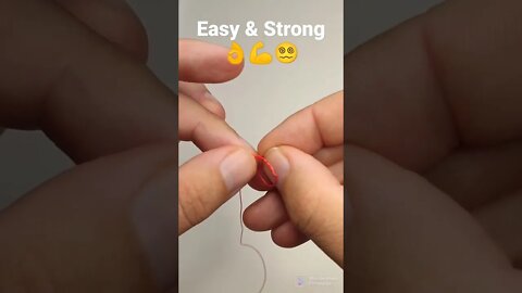 👉 EASY & STRONG Hook Knot 👌