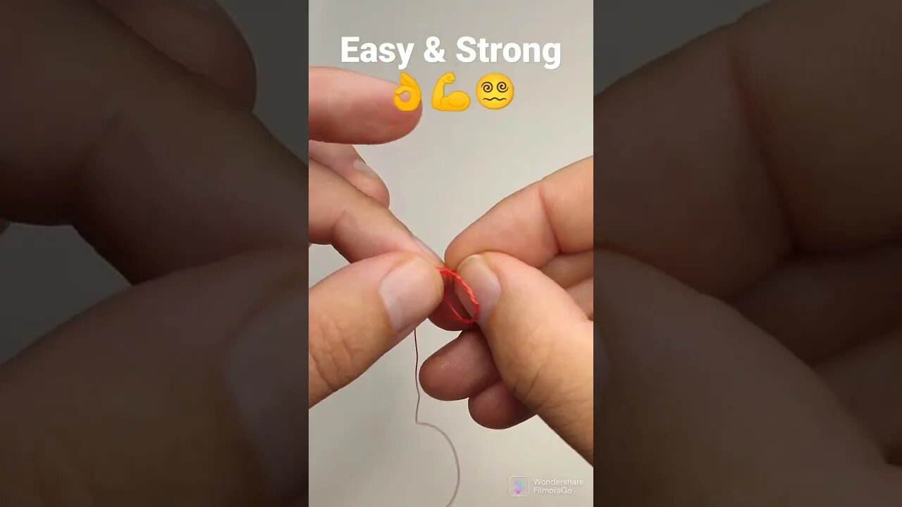 👉 EASY & STRONG Hook Knot 👌