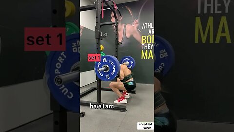 140KGx3x2 why do HIGH bar squat #shorts #viralshorts #tiktok #youtubeshorts #gym #fitness #viral