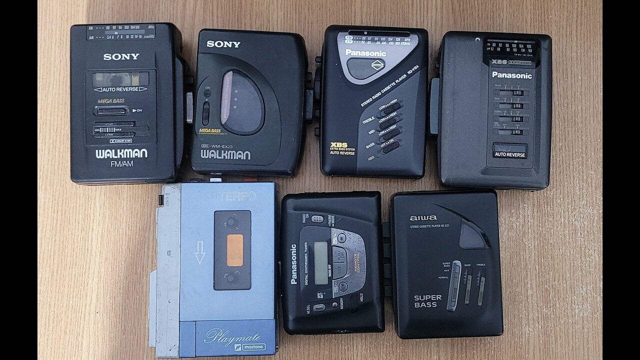 I bought some old broken walkmans Sony , Panasonic, Aiwa