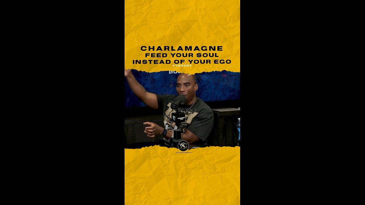 #charlamagnethagod Feed your soul not your ego. 🎥 @itsuptherepodcast