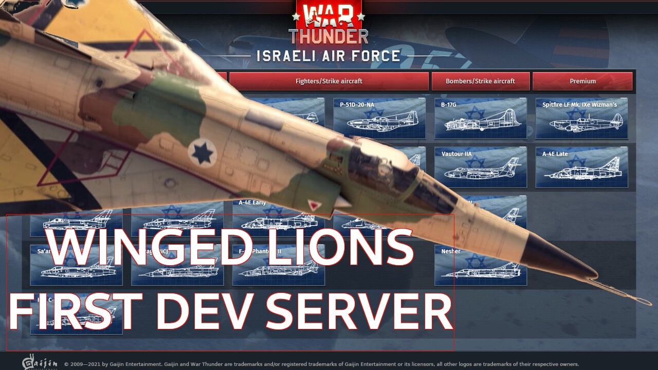 "Winged Lions" First Dev Server Overview [War Thunder 2.13]