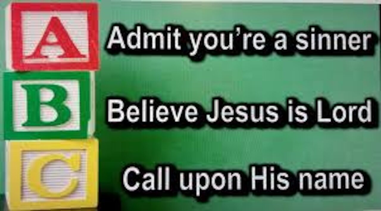 ABCs of salvation animation- so easy to understand-what are you waiting for?