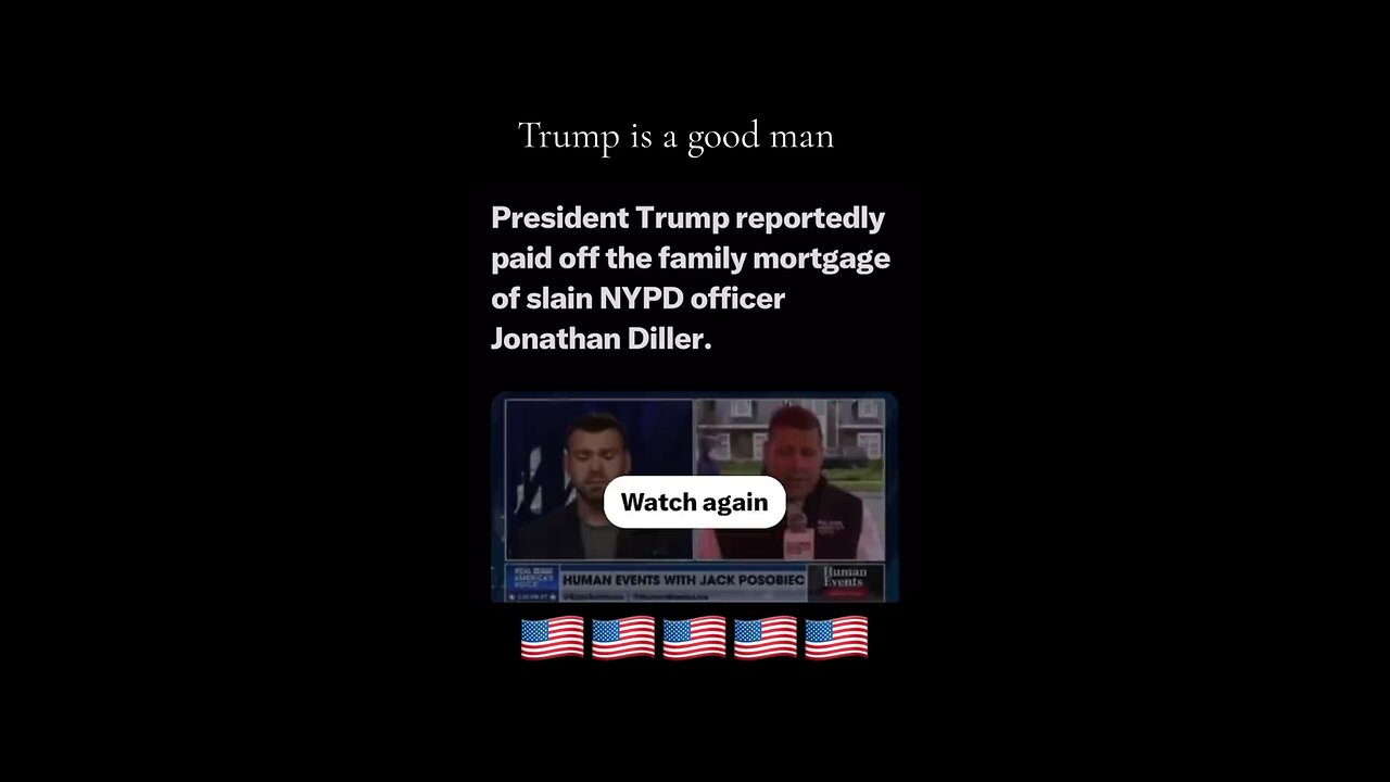 Did you know that President Donald Trump paid off slain NYPD Police Officer Justin Diller’s mortgage