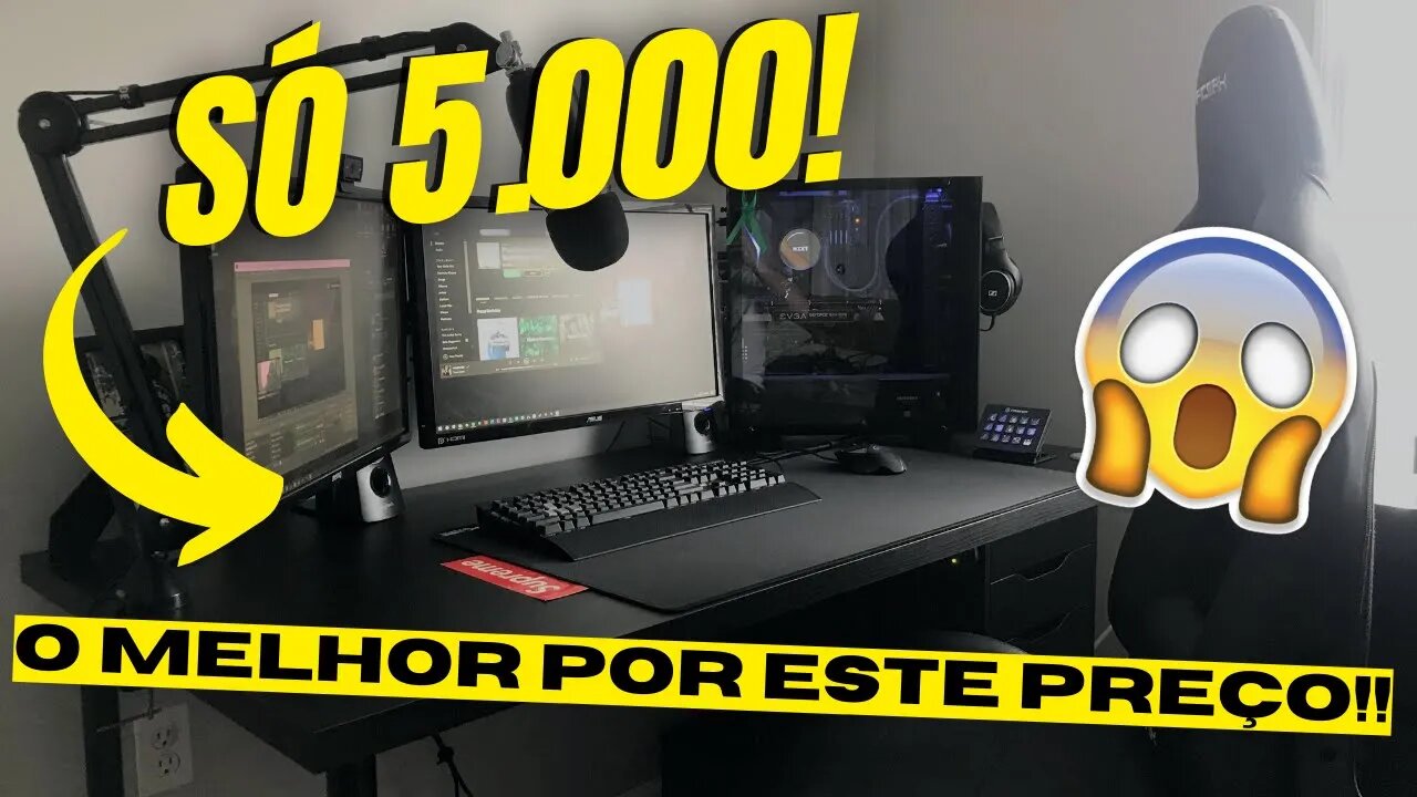 O MELHOR PC GAMER CUSTO BENEFÍCIO POR 5 MIL REAIS! (muito barato) #pcgamer #custobeneficio