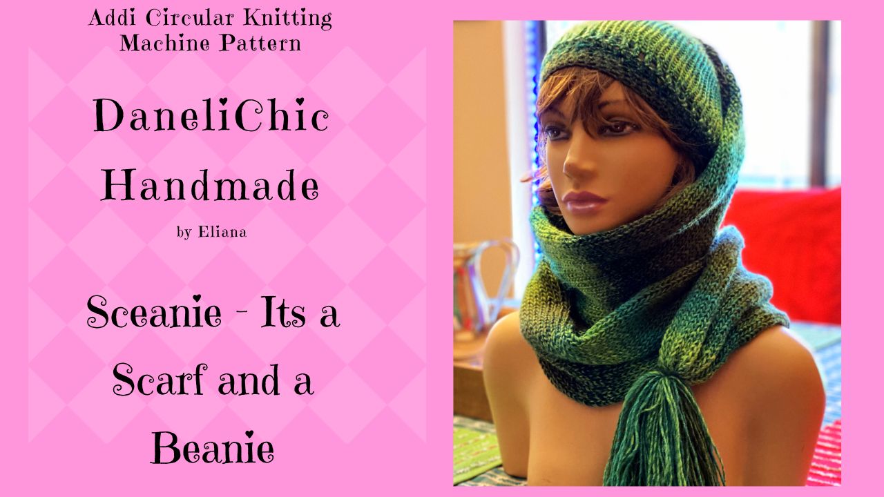 Sceanie - Scarf and a Beanie // Addi Knitting Pattern // Free DIY