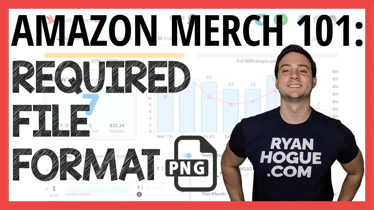 Amazon Merch For Beginners: Required File Format For Uploading Designs