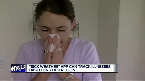 Sick Weather app can track illness based on your region