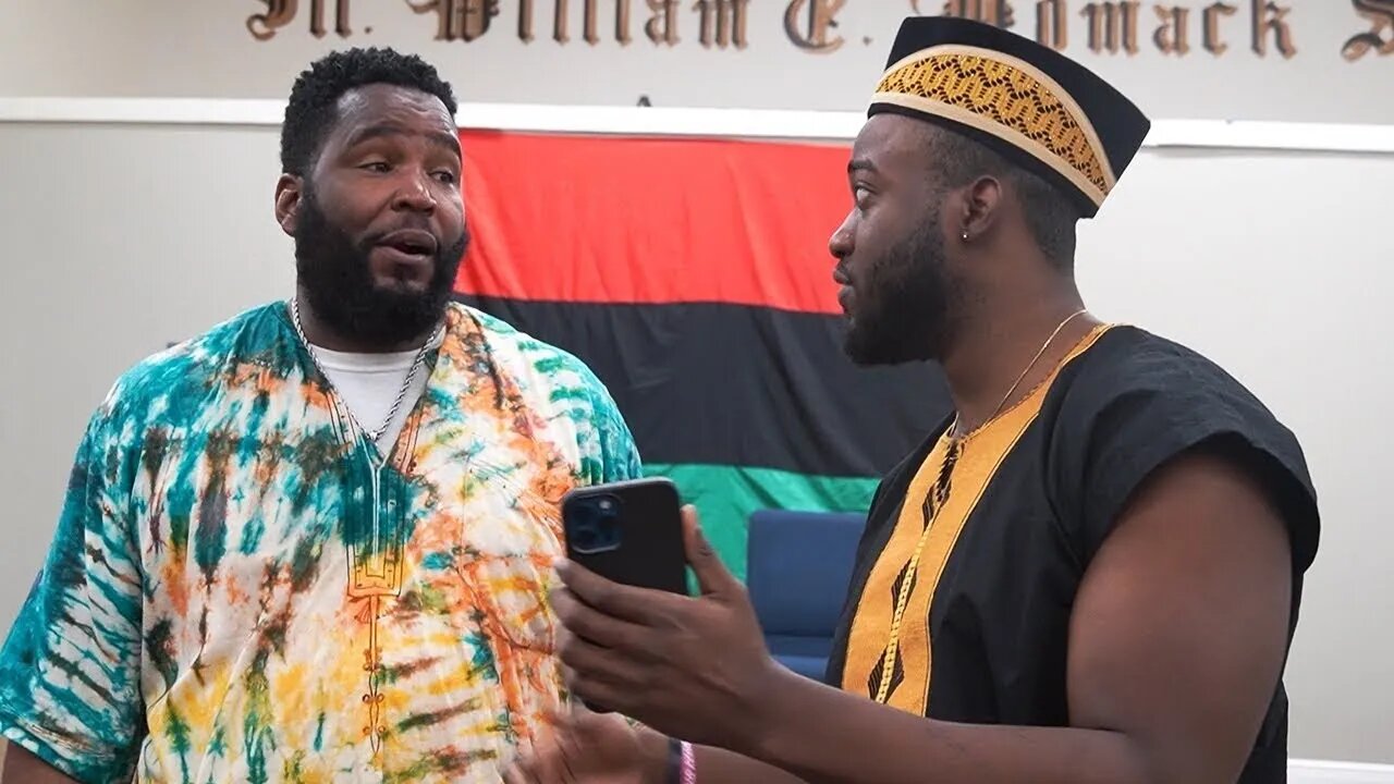 Umar Johnson stealing from blk folks on Blk History month #UmarJohnson #reactionvideo