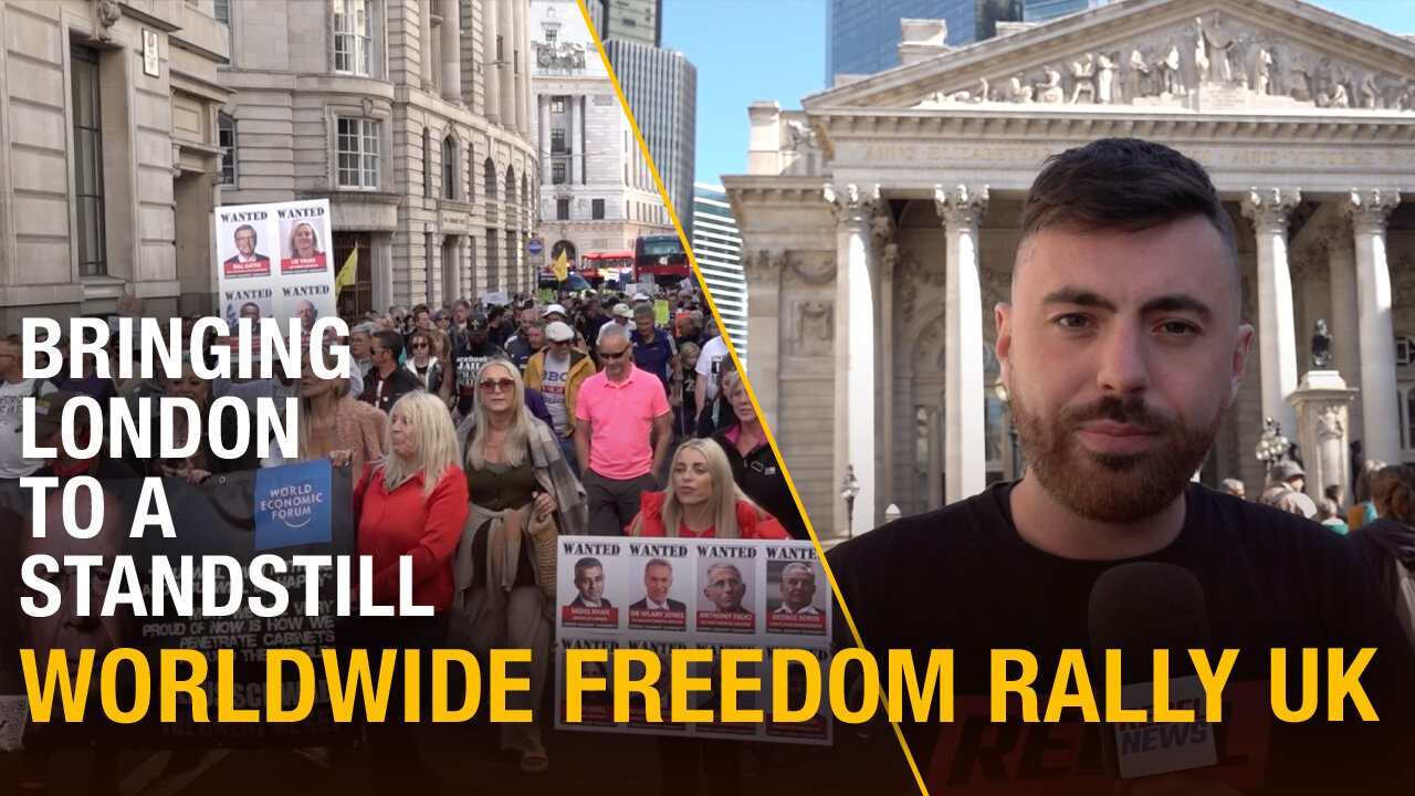 Worldwide freedom rally kicks off in central London