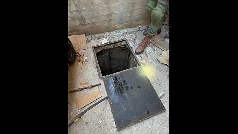 The IDF releases footage showing a Hezbollah weapons cache and tunnel being