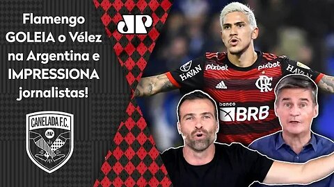 "Esse Flamengo é o MELHOR TIME da AMÉRICA e PODE SUPERAR o de 2019 se..." 4 a 0 no Vélez IMPRESSIONA